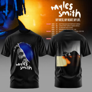 Myles Smith Split Portrait Fan T-Shirt Gift For Supporters Tour Merchandise