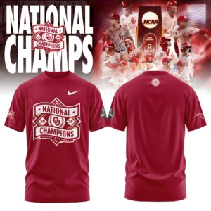 Oklahoma Sooners 2026 Mens College World Series Champions T-Shirt Gift For Baseball Fans