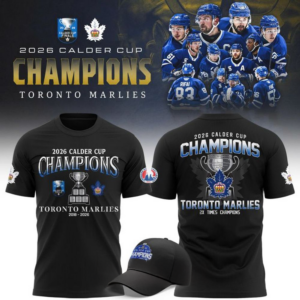 Toronto Marlies 2026 Calder Cup Champions Locker Room Black T-Shirt Gift For Marlies Fans