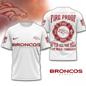 Denver Broncos Nfl Built By Fire Game Day Limited Edition 3D Shirt Gift For Broncos Fans