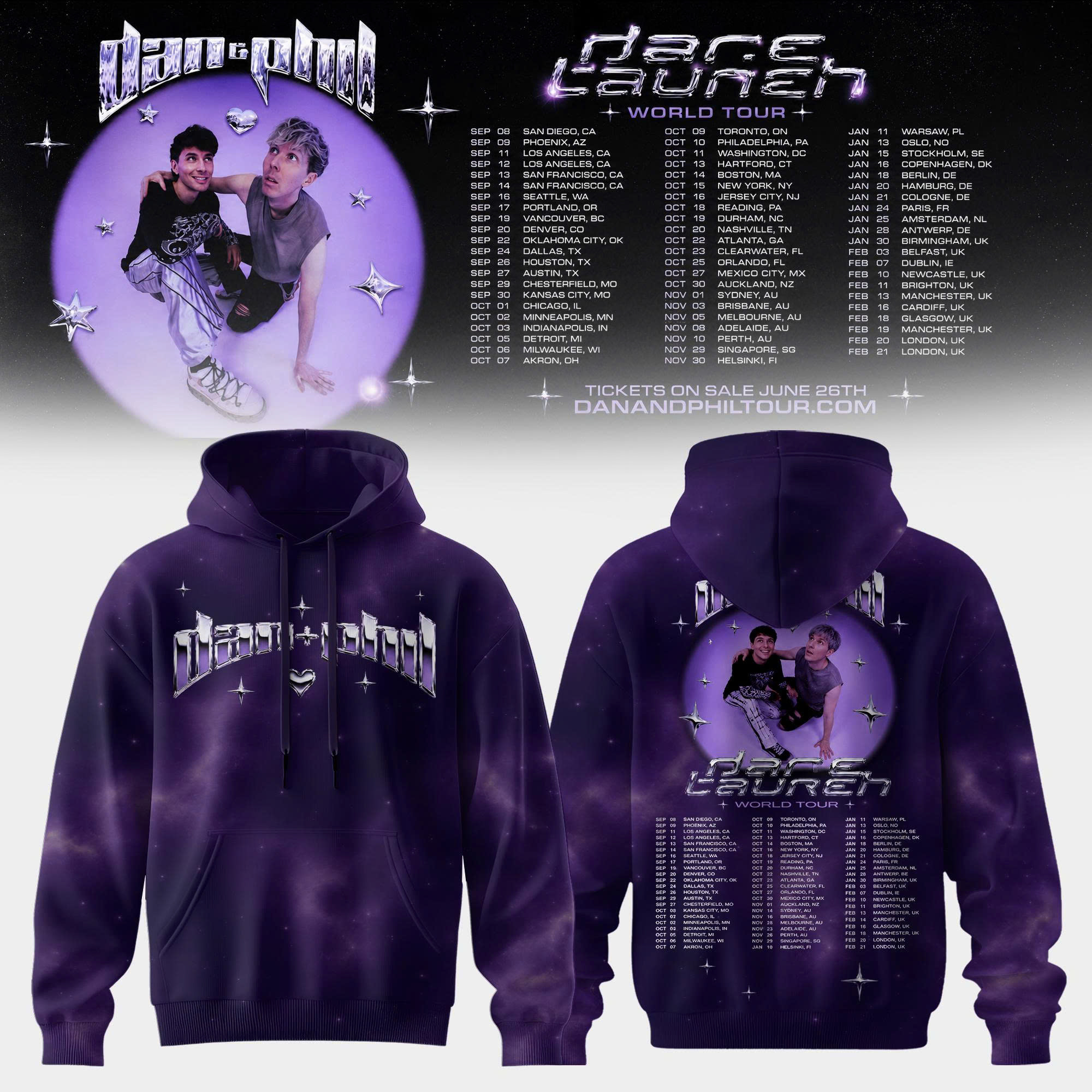 The Hard Launch World Tour Limited Edition Hoodie