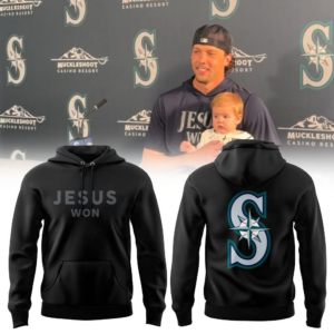 Seattle Mariners Jesus Won 2026 Hoodie Gift For Christian Baseball Fans