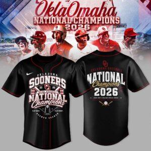 Oklahoma Sooners Baseball 2026 Ncaa National Champions Game Jersey