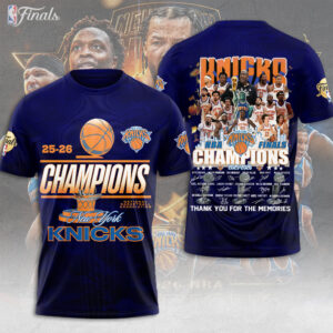 New York Knicks Nba Finals Champions 2026 3D Apparel Gift For Knicks Nation Victory Edition