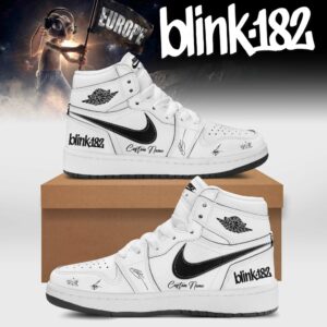 Blink182 New Eu Shows Signature Shoes V7 Limited Collection Gift For Music Lovers
