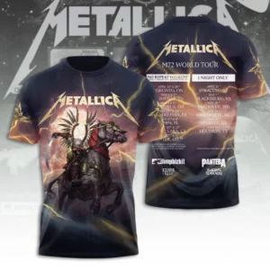 Metallica Tour 2026 Exclusive 3D Apparel Gift For Heavy Metal Fans