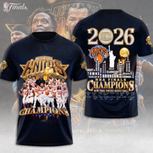 New York Knicks Nba Finals Champions 2026 3D Apparel Gift For Sports Fans Finals Triumph
