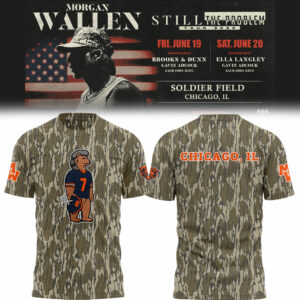 Chicago Bears X Morgan Wallen Music Fan T-Shirt Gift For Fans 2026