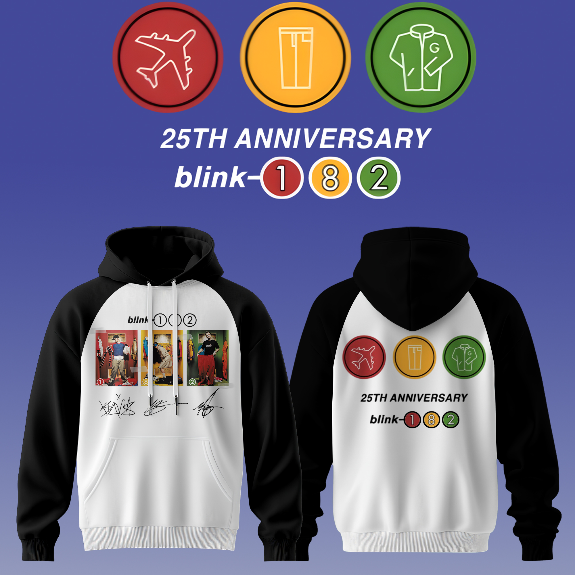 Blink182 Anniversary Collection Collector Hoodie Gift For Music Lovers