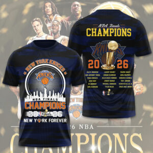 New York Knicks Nba Finals Champions 2026 3D Apparel Gift For Nba Finals Memorabilia Collectors