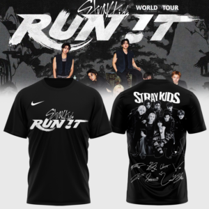 Stray Kids Run It World Tour 2026 Premium Concert T-Shirt Gift For Music Lovers