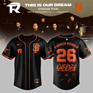 San Francisco Giants X Fuerza Regida This Is Our Dream Collector Jersey Gift For Music Fans