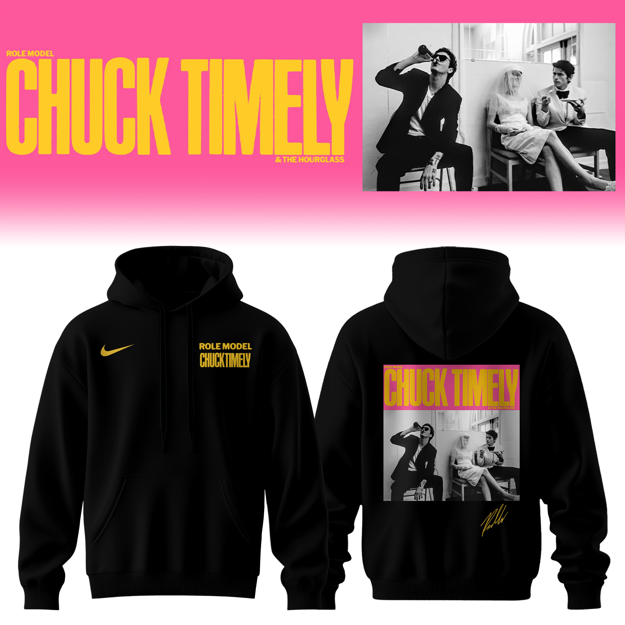 Role Model Chuck Timely & The Hourglass Album 2026 Signature Hoodie Gift For Music Fans
