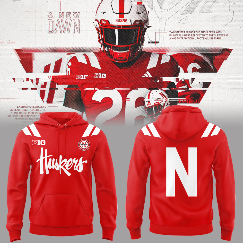 Nebraska Football New Season Red Hoodie Gift For Huskers Fans 2026