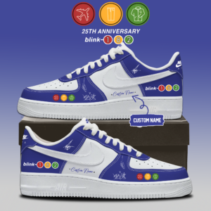 Blink182 Anniversary Collection Limited Edition Signature Shoes V2 Gift For Music Fans