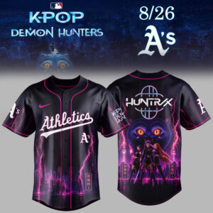 Kpop Demon Hunters Night X Mlb Huntrx 2026 Concert Night Jersey