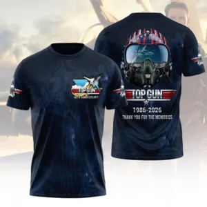 Top Gun Legacy Collection 3D Apparel Gift For Movie Enthusiasts