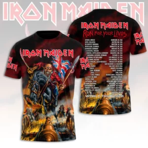 Iron Maiden World Tour 2026 Exclusive Graphic 3D Apparel Gift For Collectors