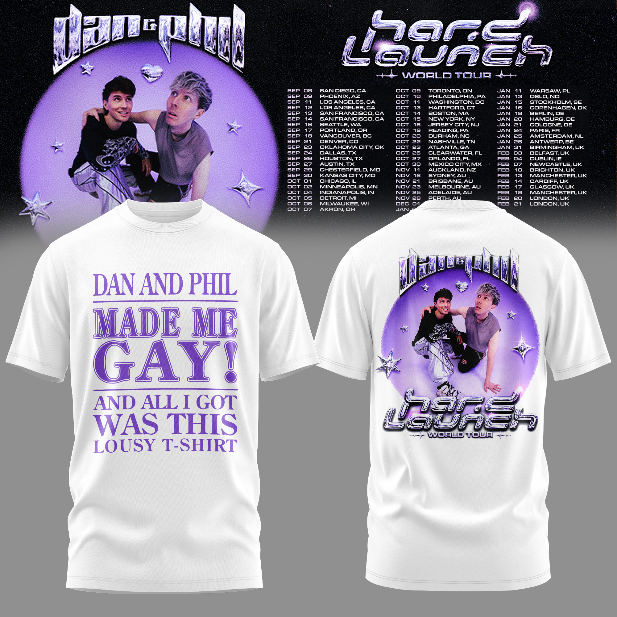 Hard Launch Live 2026 Limited Fan T-Shirt Gift For Collectors Tour Merch