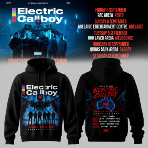 Electric Callboy Tanzneid World Tour Australia 2026 Concert Hoodie Edition