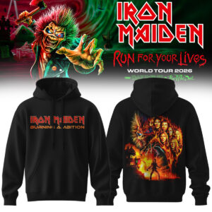 Iron Maiden Run For Your Lives World Tour Official Merchandise Tshirt Gift For Concert Fans
