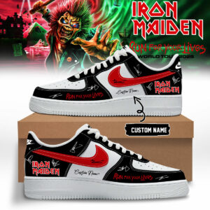 Iron Maiden Run For Your Lives World Tour Premium Shoes Gift For Concert Fans