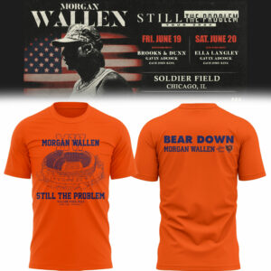 Chicago Bears X Morgan Wallen Country Concert T-Shirt Gift For Fans 2026