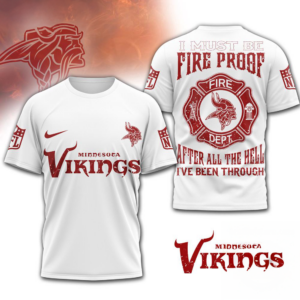 Minnesota Vikings Nfl Built By Fire Game Day Limited Edition 3D Shirt Gift For Vikings Fans