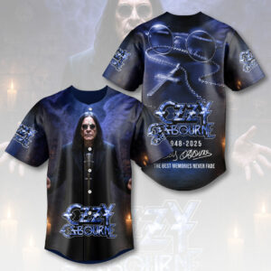 Ozzy Osbourne Baseball Jersey Gift For Rock Fans Music Collection