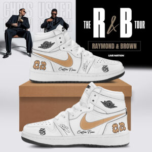 Chris Brown The R&B Tour 2026 Collector Signed Shoes Gift For Dedicated Fans