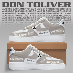 Don Toliver Octane Signature Custom Sneakers Gift For Music Lovers Tour Collection