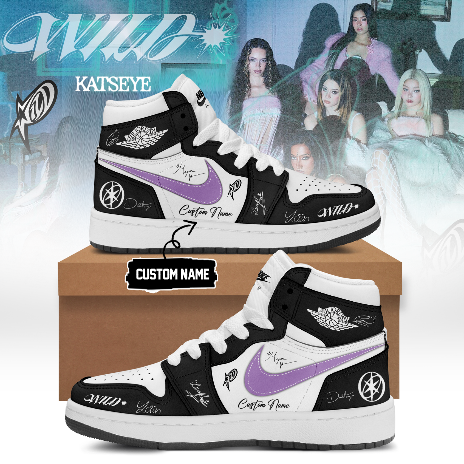 Katseye The Wildworld Tour 2026 Premium Concert Shoes Gift For Music Lovers