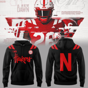 Nebraska Football New Season Black Hoodie Gift For Huskers Fans 2026
