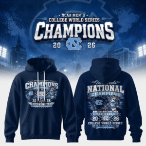 Mens College World Series Champions 2026 Commemorative Hoodie