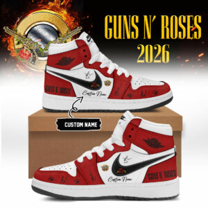 Guns N Roses World Tour Limited Edition Shoes Gift For Dedicated Fans