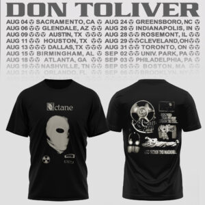 Don Toliver Octane Mask Graphic T-Shirt Gift For Rap Fans Streetwear Collection