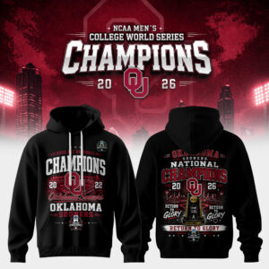 Mens College World Series Champions 2026 Heritage Hoodie