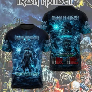 Iron Maiden World Tour 2026 Fan Collection 3D Apparel Gift For Music Lovers