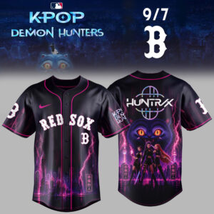 Kpop Demon Hunters Night X Mlb Huntrx 2026 Custom Baseball Jersey