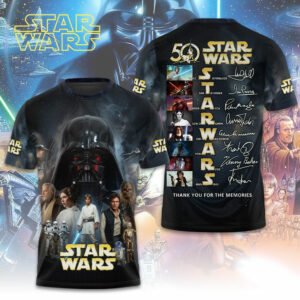 Star Wars 50Th Anniversary 3D Apparel Gift For Scifi Collectors Celebration Edition
