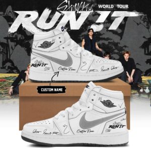 Stray Kids Run It World Tour 2026 Signature Fan Shoes Gift For Stay Fans