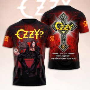 Ozzy Osbourne 3D Apparel Gift For Rock Music Fans Collector Collection