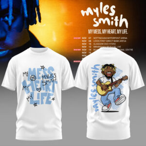 Myles Smith My Mess My Heart My Life Doodle T-Shirt Gift For Fans Music Collection