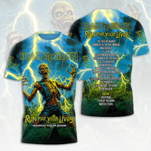 Iron Maiden World Tour 2026 3D Apparel Gift For Rock Fans Live Events