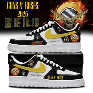 Guns N Roses 2026 Tour Limited Air Force 1 Sneakers Gift For Band Supporters