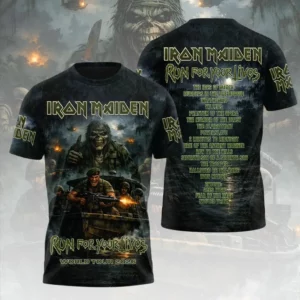 Iron Maiden World Tour 2026 3D Apparel Gift For Legendary Rock Band Fans