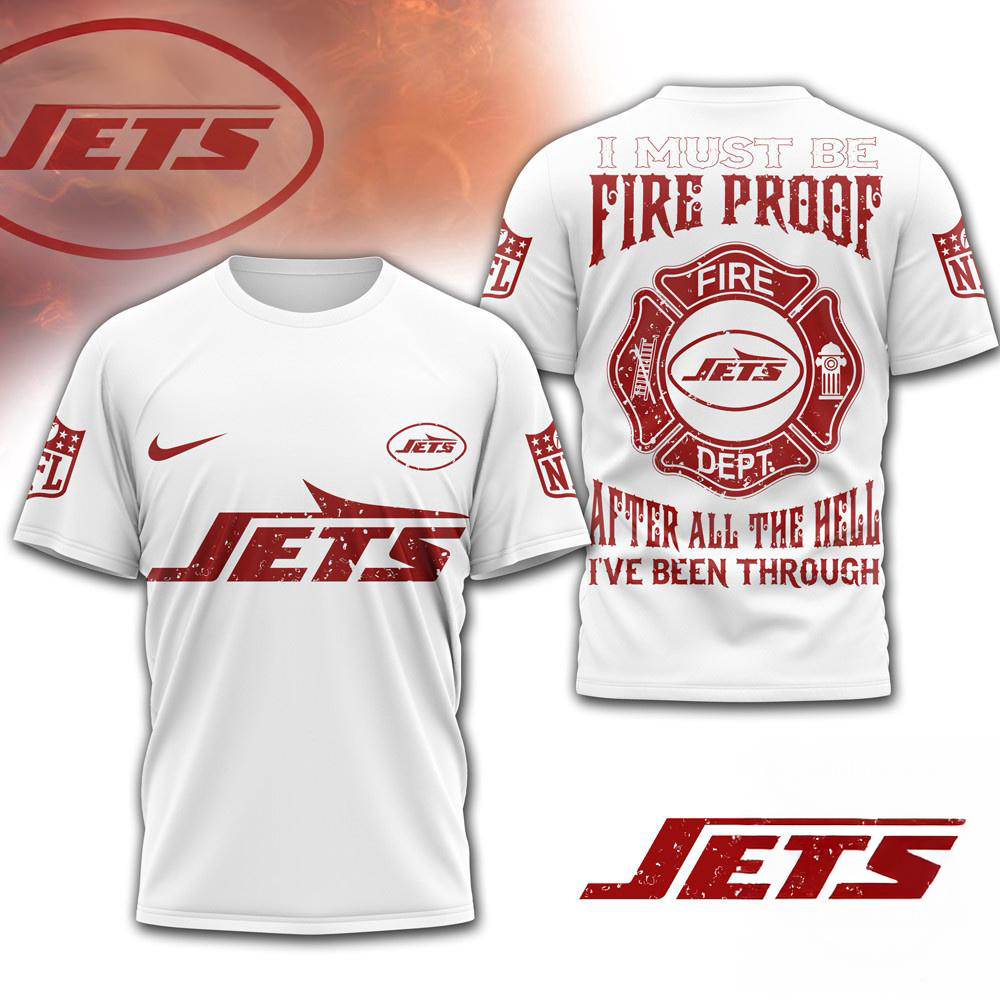 New York Jets Nfl Built By Fire Game Day Limited Edition 3D Shirt Gift For Jets Fans
