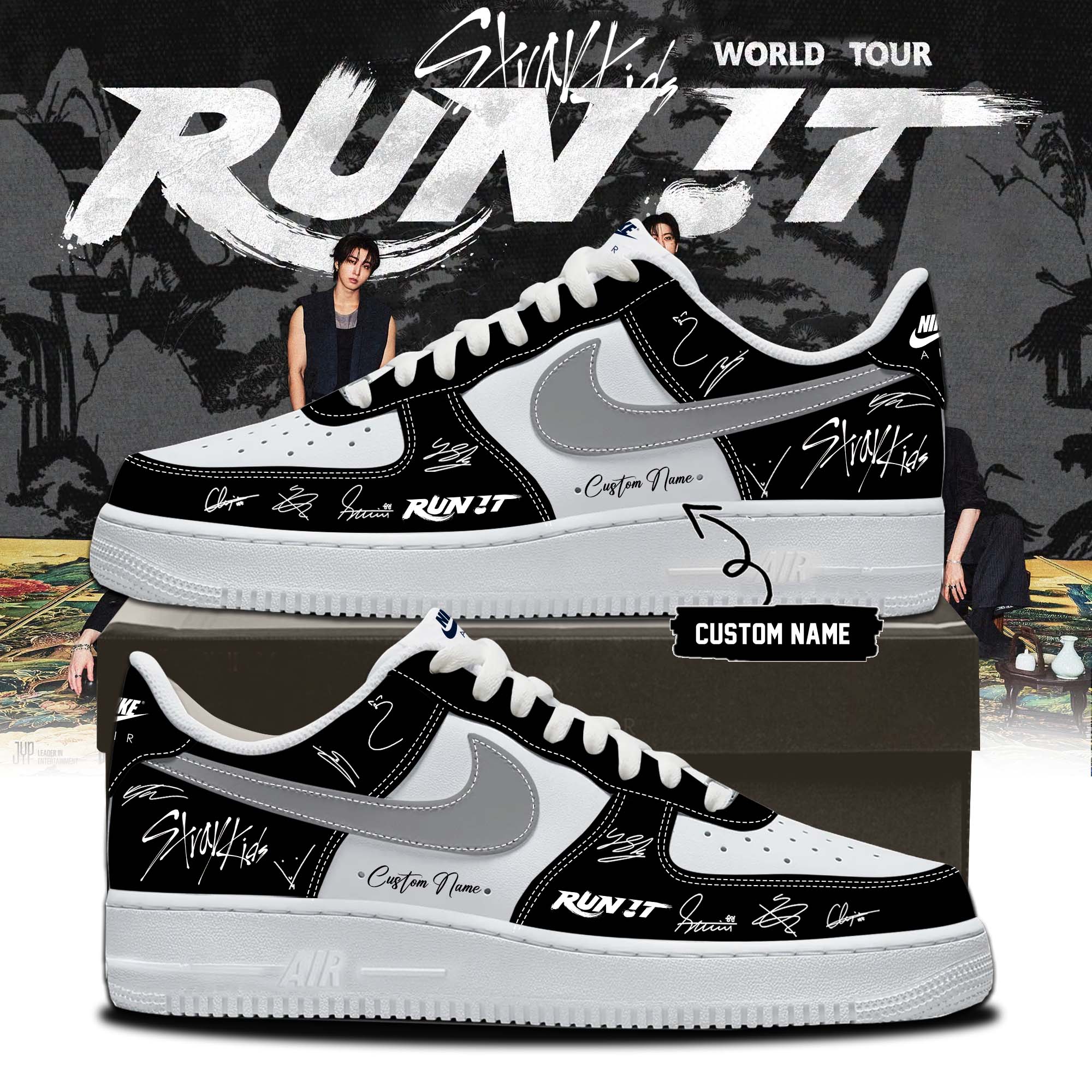 Stray Kids Run It World Tour 2026 Concert Collection Shoes Gift For Concert Goers