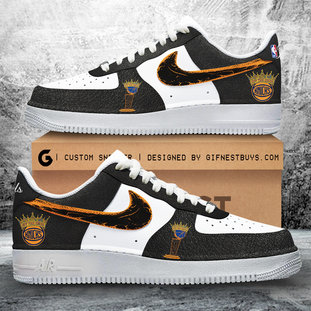 New York Knicks NBA Finals Champions 2026 AF1 Sneakers Gift for Basketball Fans Championship Celebration