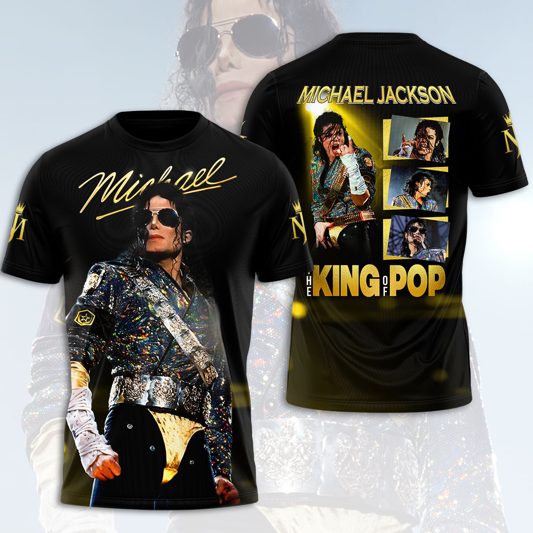 Michael Jackson 3D Apparel Gift For King Of Pop Supporters Tribute Collection
